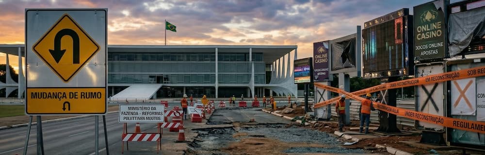 Täyskäännös Brasiliassa: Sosiaaliset huolet ajamassa nettikasinot ahtaalle